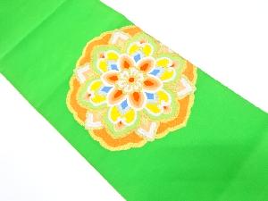 綴れ　華紋模様織り出し名古屋帯